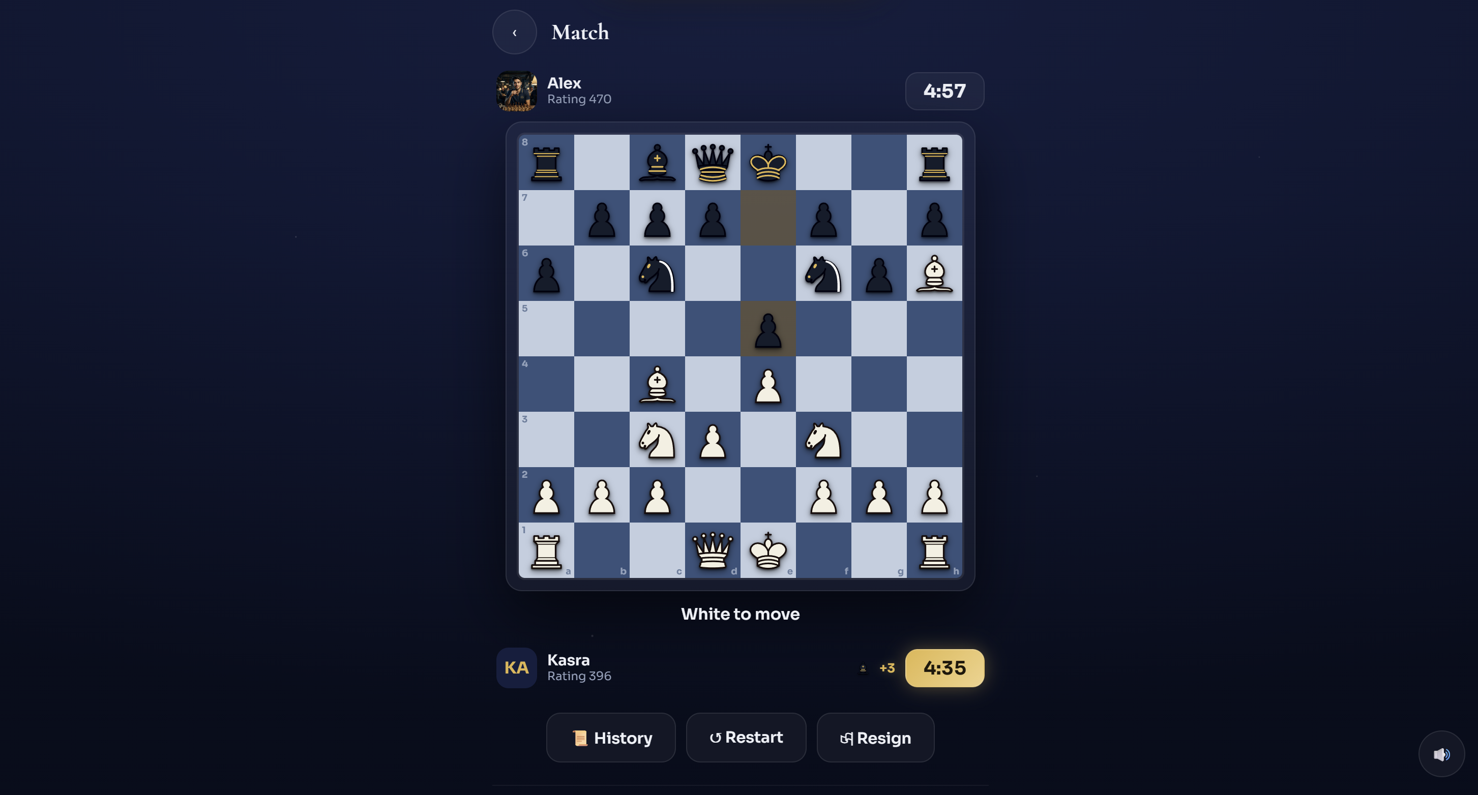 Interactive Rotating Chess screenshot